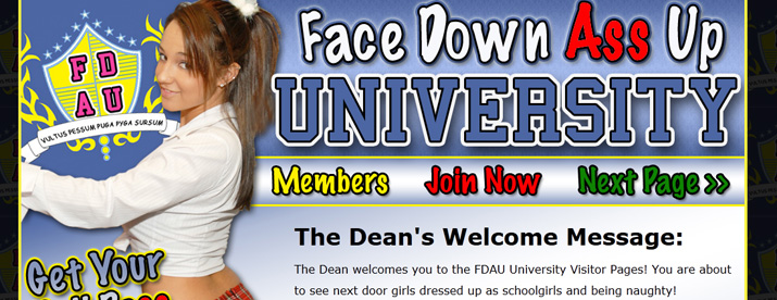 Face Down Ass Up University Movies 31